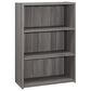 Monarch Specialties 3-Shelf Bookcase in Grey, , large