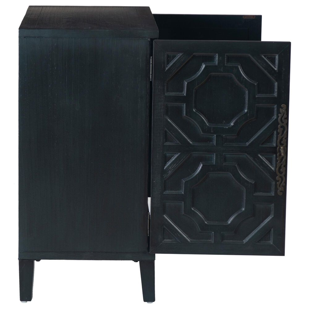 Linon Home Decor Merrin 2-Door Accent Cabinet in Midnight Blue, , large