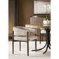 Vanguard Furniture Rendition Stocked Arm Chair with Reynolds Linen Upholstery in Peppercorn, , large