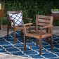 Hearth and Haven Stamford Patio Dining Chair in Dark Brown (Set of 2), , large
