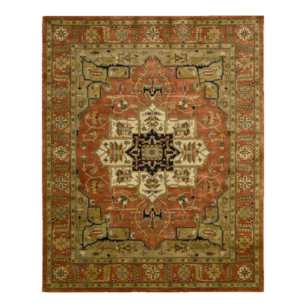 Nourison Jaipur JA33 8"3" x 11"6" Brick Area Rug, , large