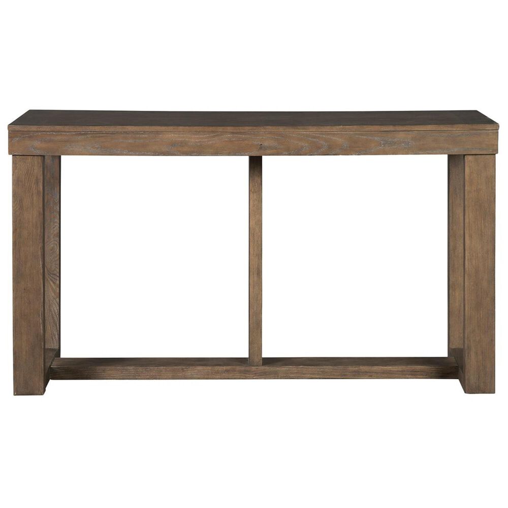 Ashley Cariton Sofa Table in Grayish Brown, , large