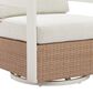 Zuo Modern Gelo Outdoor Swivel Chair in White, , large