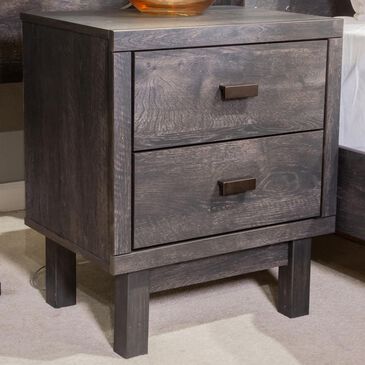 Signature Design by Ashley Toretto 2-Drawer Nightstand in Charcoal, , large