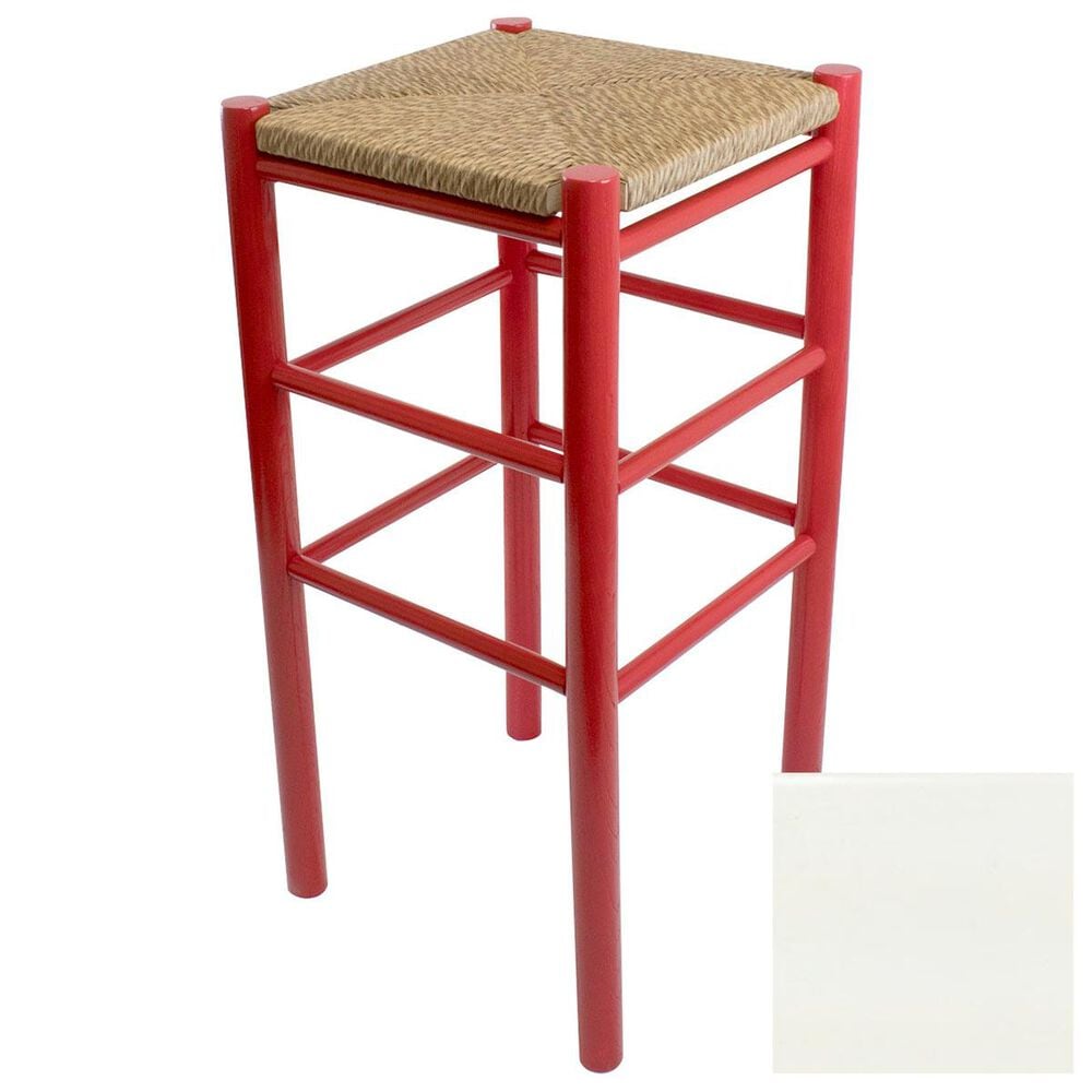 Lakeside Calabash Barstool in White, , large