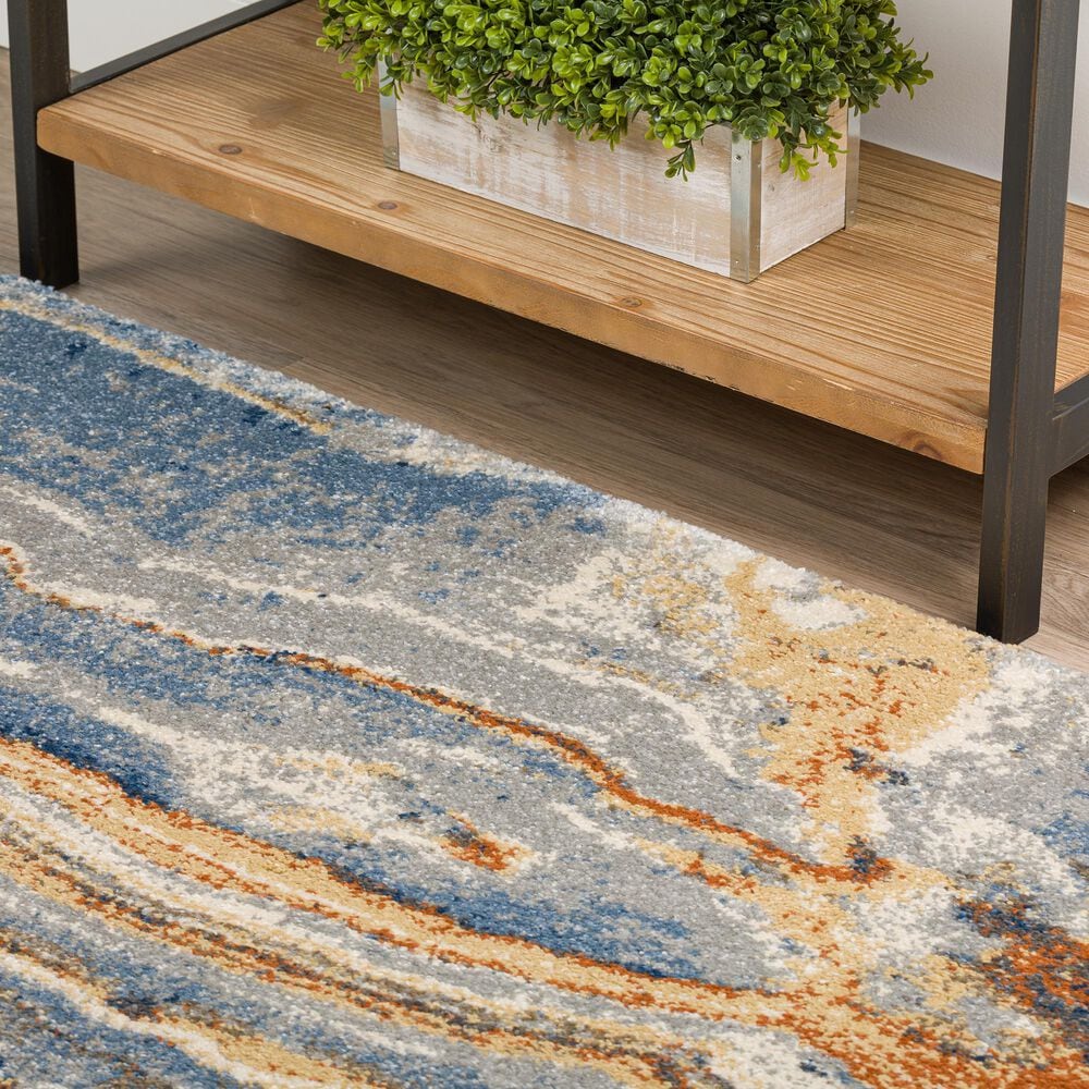 Dalyn Rug Company Orleans Contemporary 2&#39;3&quot; x 7&#39;5&quot; Multicolor Runner, , large