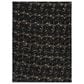 Nourison Cozy Shimmer 5"3" x 7"3" Black Area Rug, , large