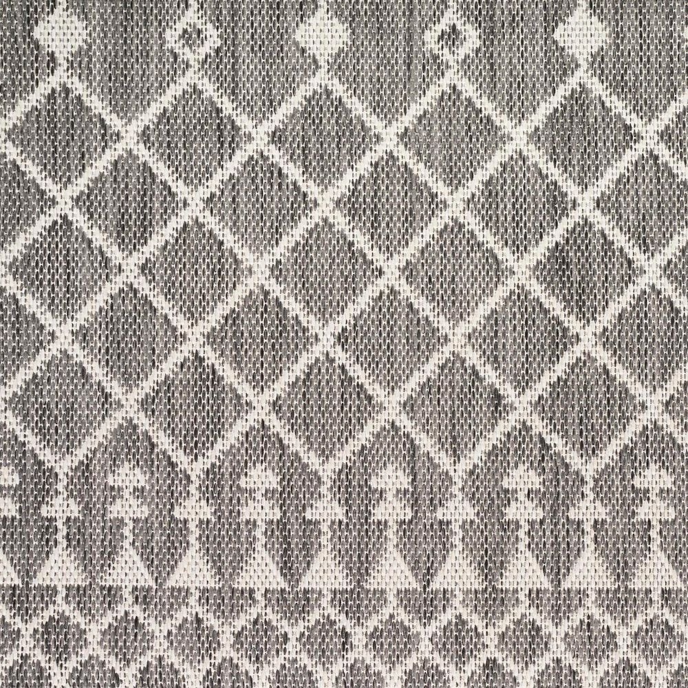 Nourison Positano Southwestern Charcoal 5&#39; x 7&#39; Indoor/Outdoor Area Rug, , large
