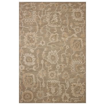 Chris Loves Julia x Loloi Dorothea Oak and Natural 7"9" x 9"9" Area Rug, , large
