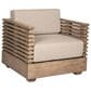 Armen Living Vivid 4-Piece Patio Conversation Set in Eucalyptus/Taupe, , large