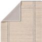 Jaipur Hadi Bilal 9" x 12" Pumice Stone, Humus, Frozen Dew, Fog and Almond Milk Area Rug, , large