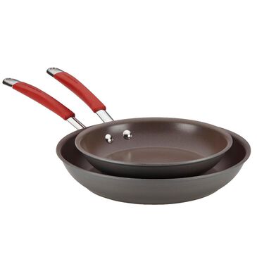 Rachael Ray Cucina 2-pc. Hard Anodized Skillet Set, , large