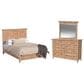 Hawthorne Furniture San Mateo 3-Piece Queen Panel Bedroom Set in Wheat, , large