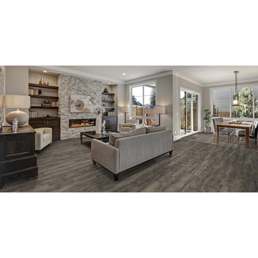 Tarkett NuGen Click Sparrow Oak Gray Pearl 7&quot; x 48&quot; Luxury Vinyl Plank, , large