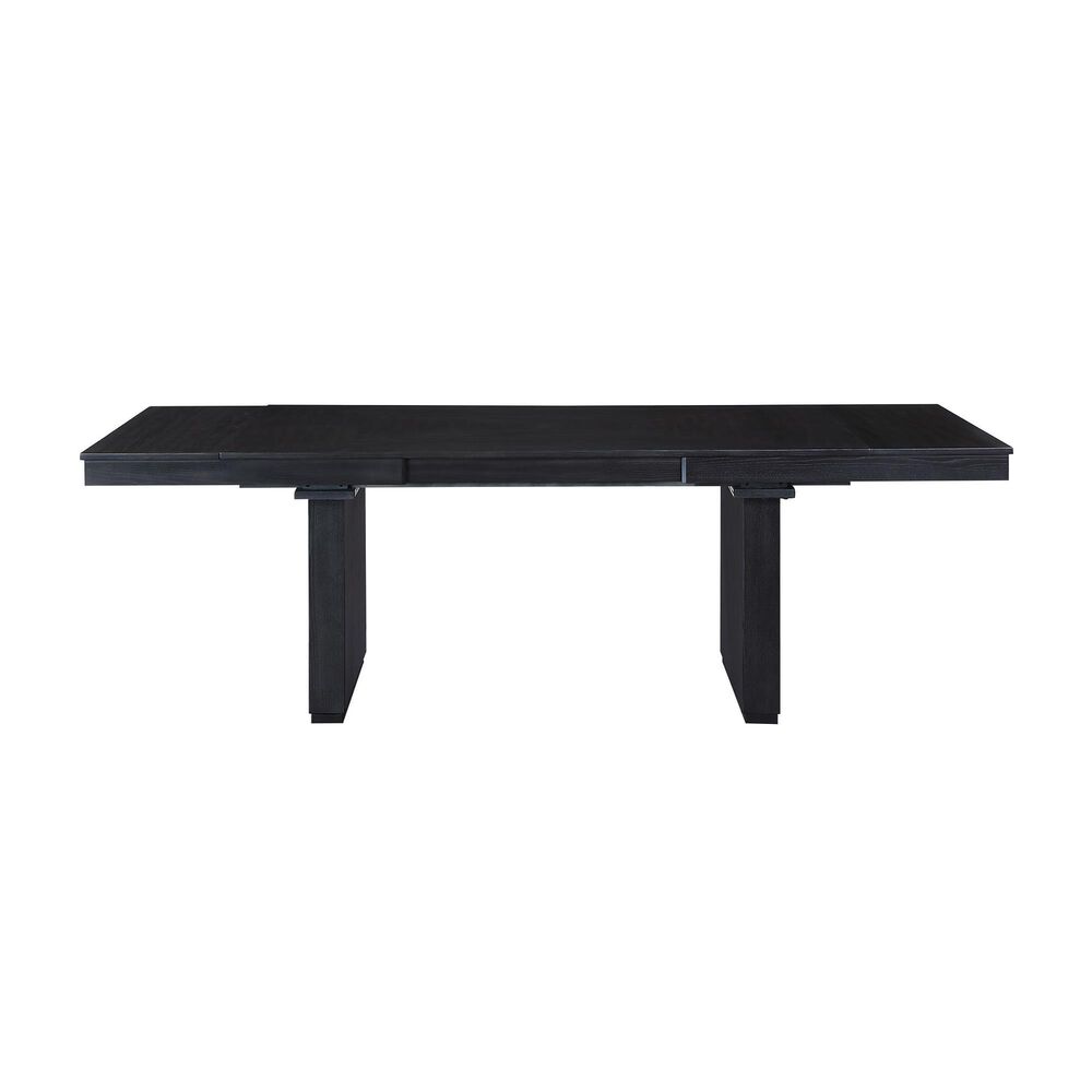 Boulder &amp; Pine Jax Dining Table in Dark Black and Brown, , large