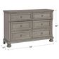 Signature Design by Ashley Lettner Youth Dresser in Light Gray, , large