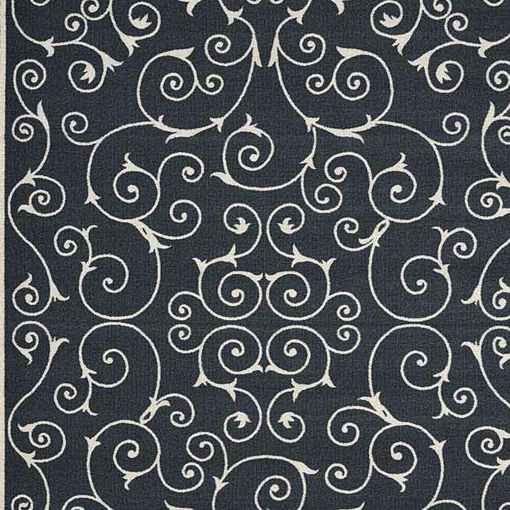 Nourison Home and Garden RS019 7&#39;9&quot; x 10&#39;10&quot; Black Area Rug, , large