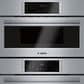 Bosch 800 Series 2-Piece Kitchen Package with 30" Double Speed Combination Oven 36" Gas Cooktop and in Stainless Steel, , large