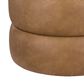 Ashley Ummi Swivel Accent Ottoman in Caramel, , large