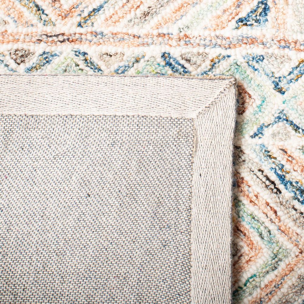 Safavieh Micro-Loop Geometric 2&#39;3&quot; x 9&#39; Blue and Green Runner, , large