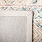 Safavieh Micro-Loop Geometric 2"3" x 9" Blue and Green Runner, , large
