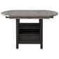 Crown Mark 7-Piece Dining Set in Black and Grey, , large