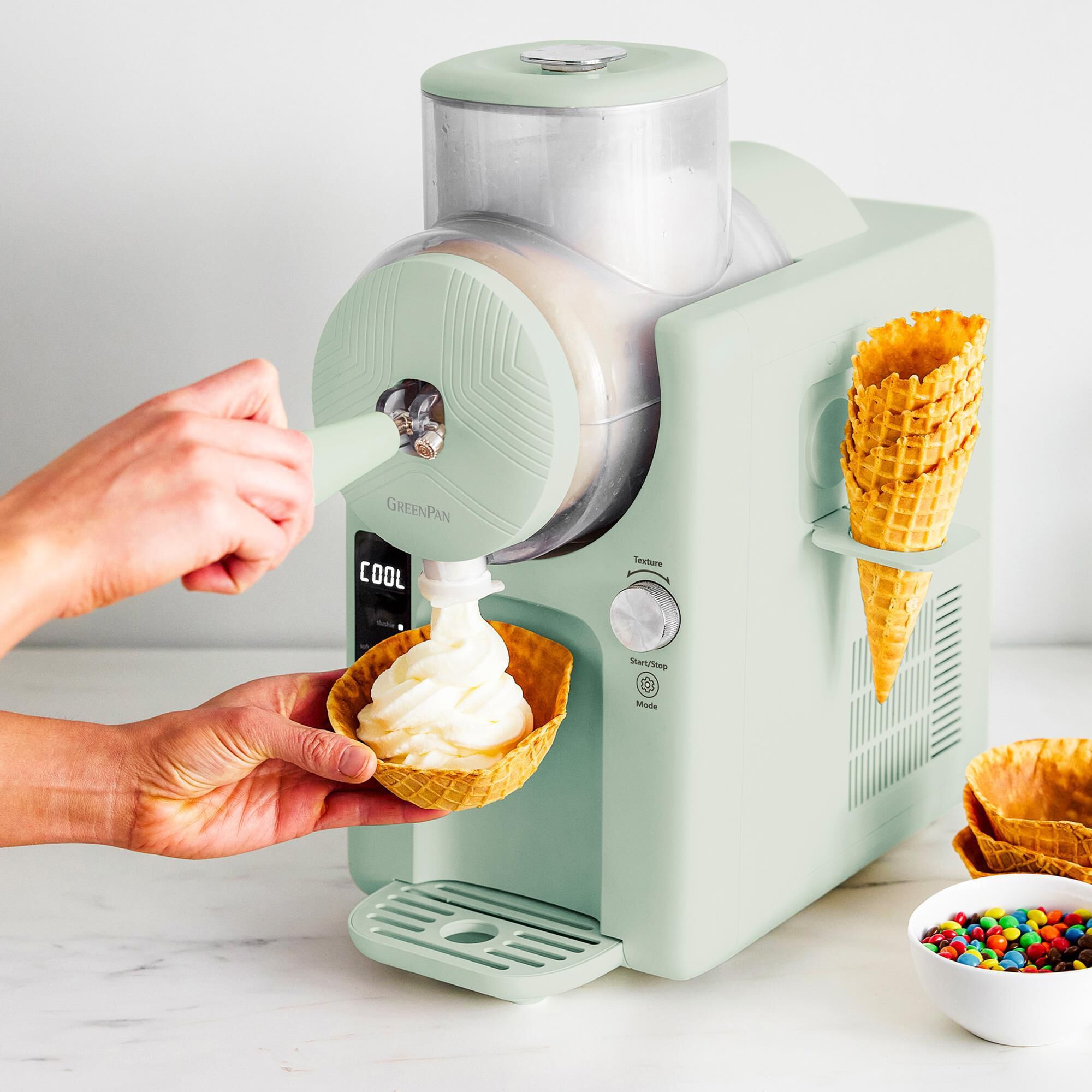 Green Pan 2 Qt. Frost Slush and Soft Serve Ice Cream Maker in