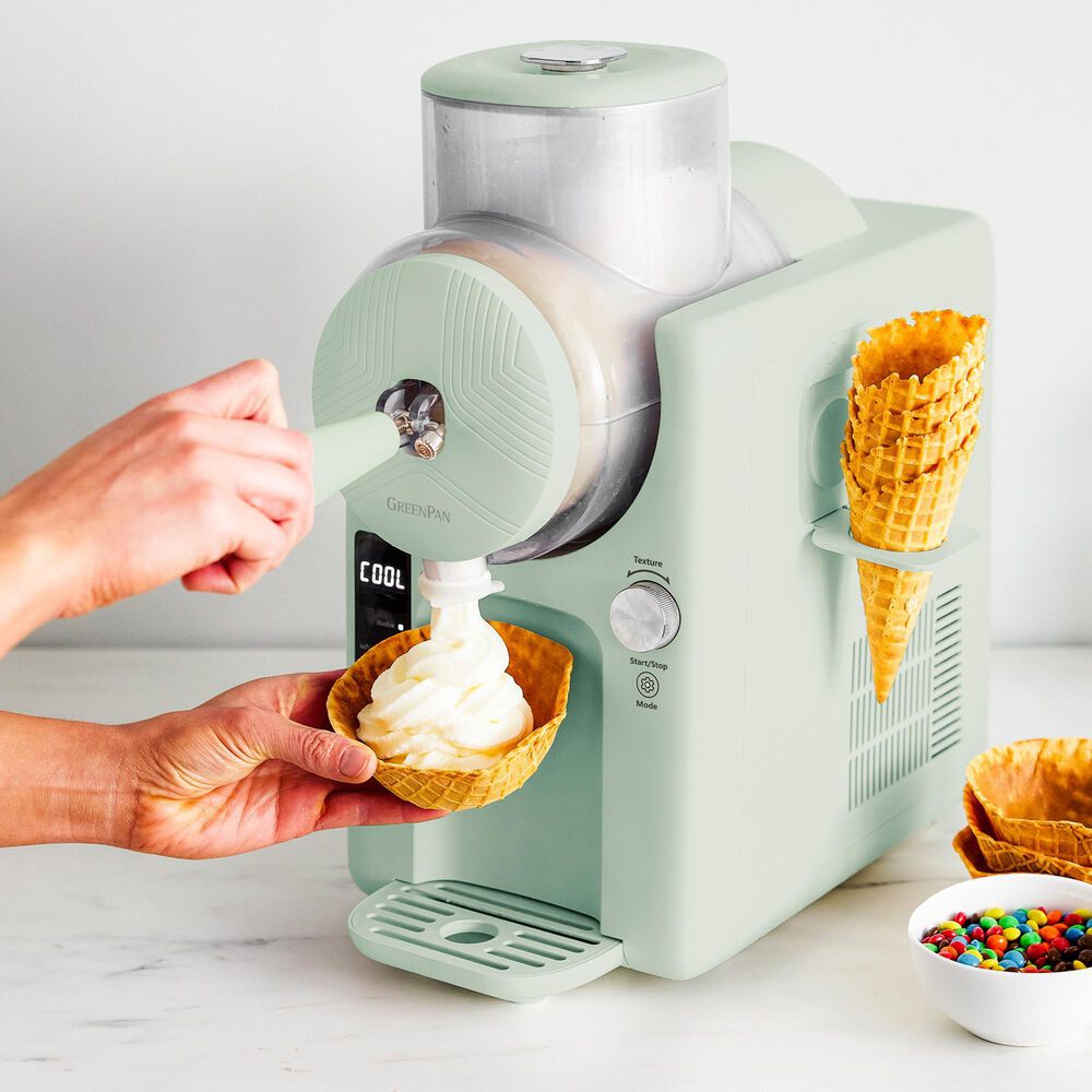 Green Pan 2 Qt. Frost Slush and Soft Serve Ice Cream Maker in Pistachio, , large
