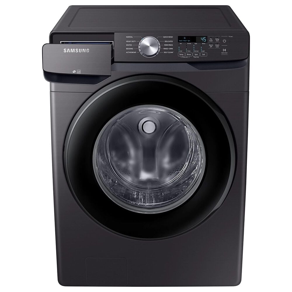 Samsung 4.5 Cu. Ft. Front Load Washer and 7.5 Cu. Ft. Electric Dryer Laundry Pair in Black, , large