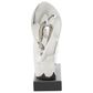 Maple and Jade 12" Abstract Infinity-Shaped Sculpture in Silver and Black, , large