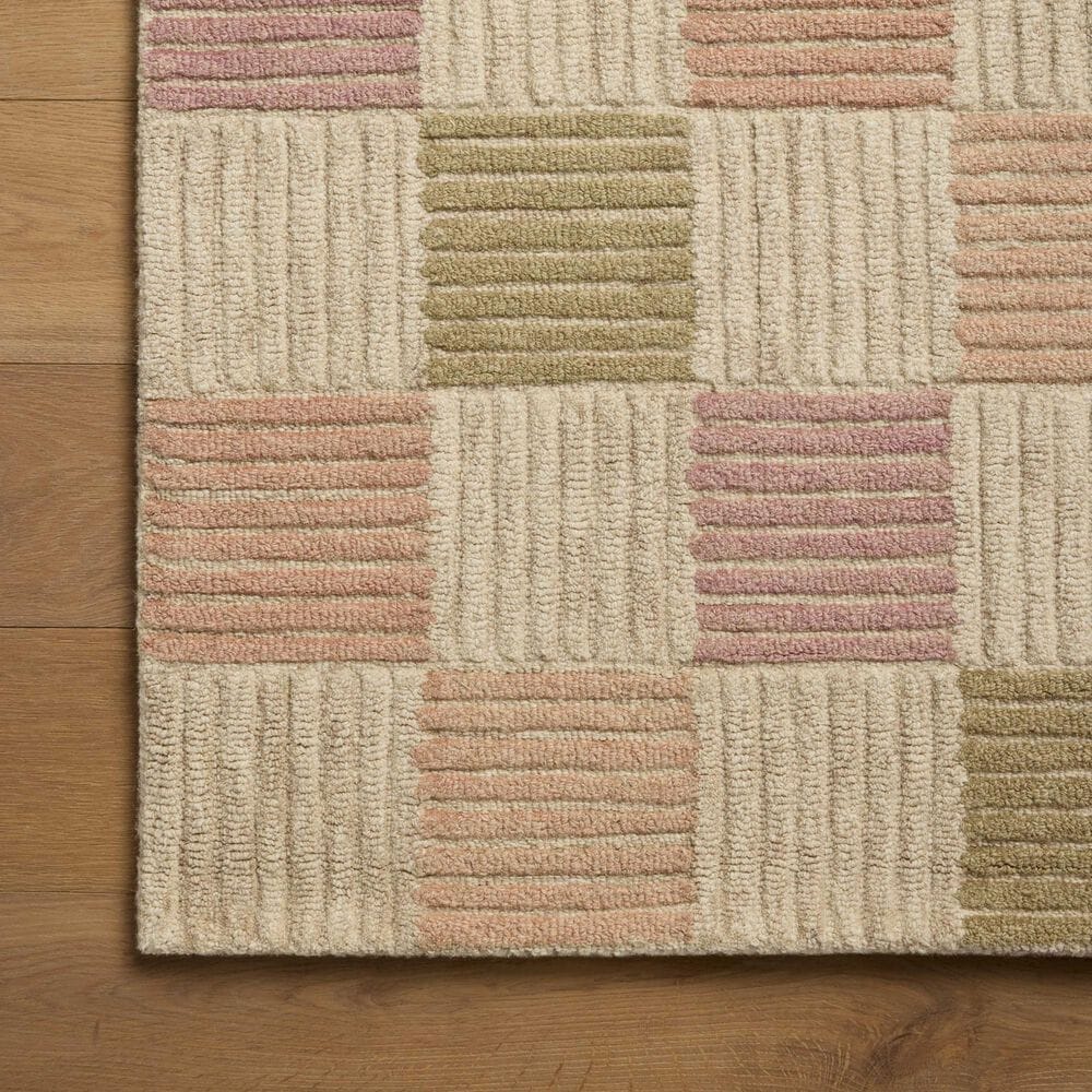 Loloi Madi Natural and Multicolor 2'6" x 7'6" Runner, , large