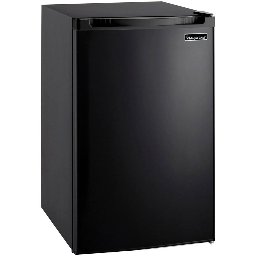 Magic Chef 4.4 Cu. Ft. Refrigerator with Full-Width Freezer Compartment in Black, , large