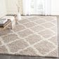 Safavieh Dallas Shag SGD257D-10 10" x 14" Beige/Ivory Area Rug, , large