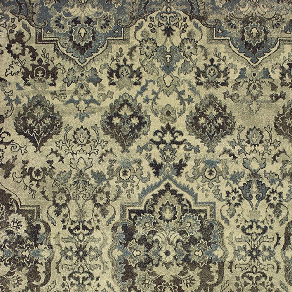 Oriental Weavers Raleigh 8027J 5&#39;3&quot; x 7&#39;6&quot; Ivory and Grey Area Rug, , large