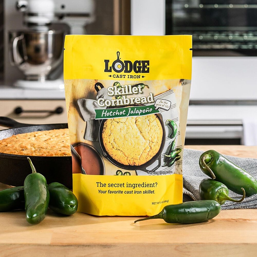 Lodge Hot Shot Jalapeno Skillet Cornbread Mix - Hotshot Jalapeno, , large