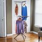 Household Essentials 2-Tier Tripod Clothes Drying Rack in Tan, , large