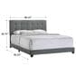 Hawthorne Furniture Addyson Upholstered King Bed in Gunmetal, , large