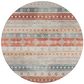 Dalyn Rug Company Sedona 4" Round Canyon Indoor/Outdoor Area Performance Rug, , large
