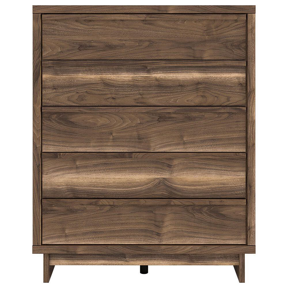 Ashley Chirason 5-Piece King Platform Bedroom Set in Brown, , large