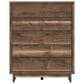 Ashley Chirason 5-Piece King Platform Bedroom Set in Brown, , large