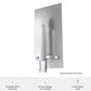 Hunter Sunjai 1-Light Wall Sconce in Brushed Nickel, , large