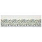J. Queen New York Evergreen 72" x 17" Straight Window Valance in Blue and Green, , large