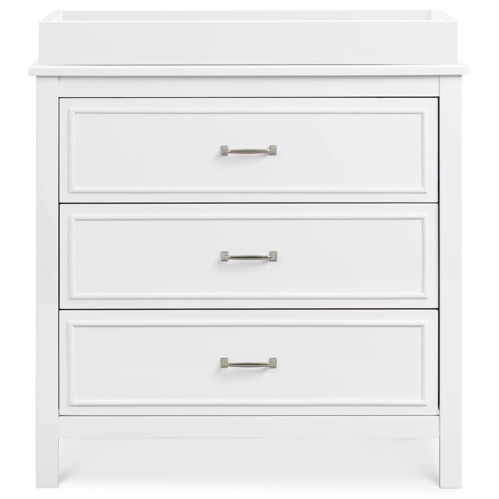 DaVinci Charlie 3 Drawer Dresser in White, , large