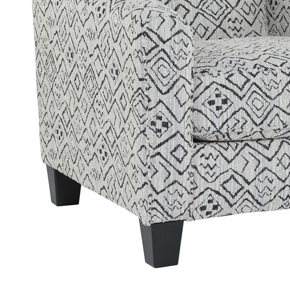 Ashley Hayesdale Accent Chair in Black and Cream, , large