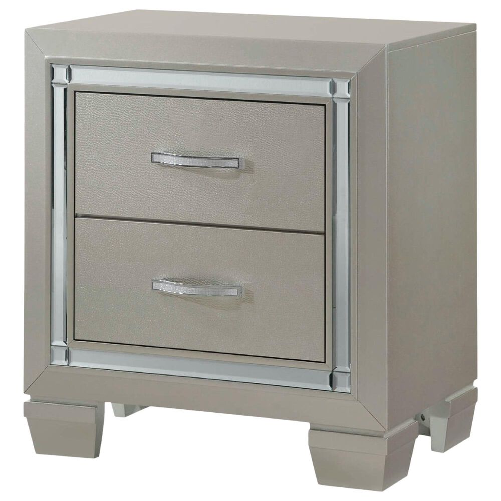 Mayberry Hill Platinum 4 Piece Twin Bedroom Set in Champagne, , large