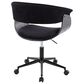 Lumisource Vintage Mod Office Chair in Black, , large