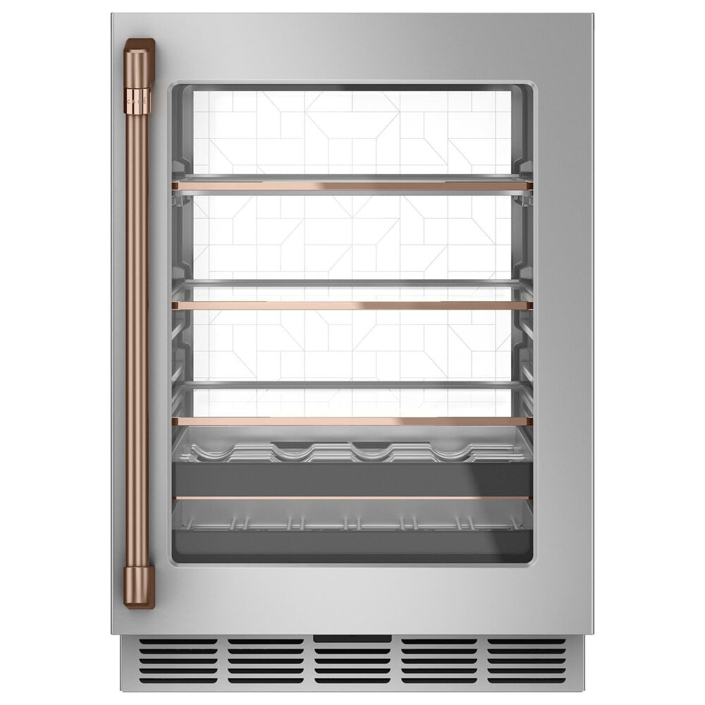 Cafe Undercounter Refrigeration Handle Kit in Brushed Copper, , large