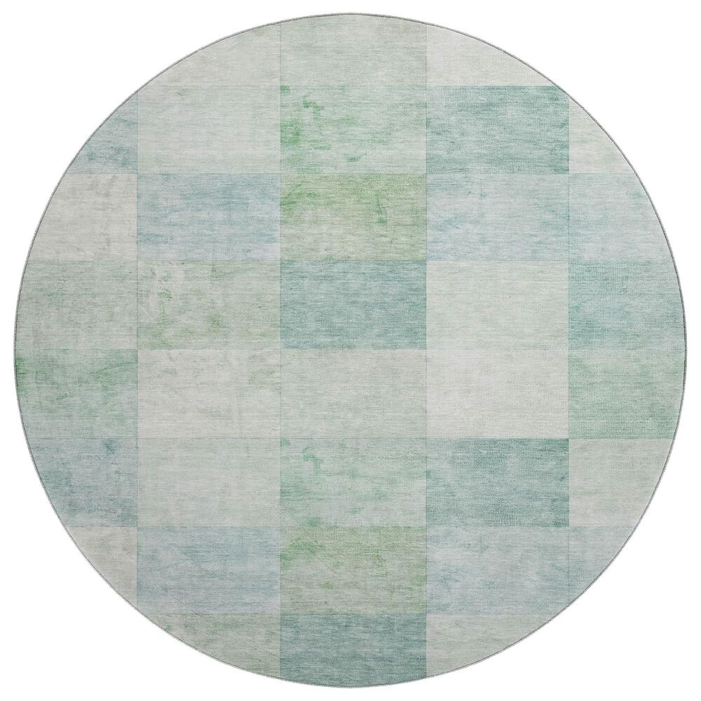 Dalyn Rug Company Pacifica PA10 8" Round Seafoam Area Rug, , large