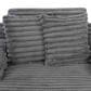 Moore Furniture Bellini Chaise Lounger with Cupholders in Cloud Dark Gray, , large
