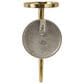 Maple and Jade 23" Single Indoor/Outdoor Wall Mount Candle Holder in Polished Gold and Clear, , large